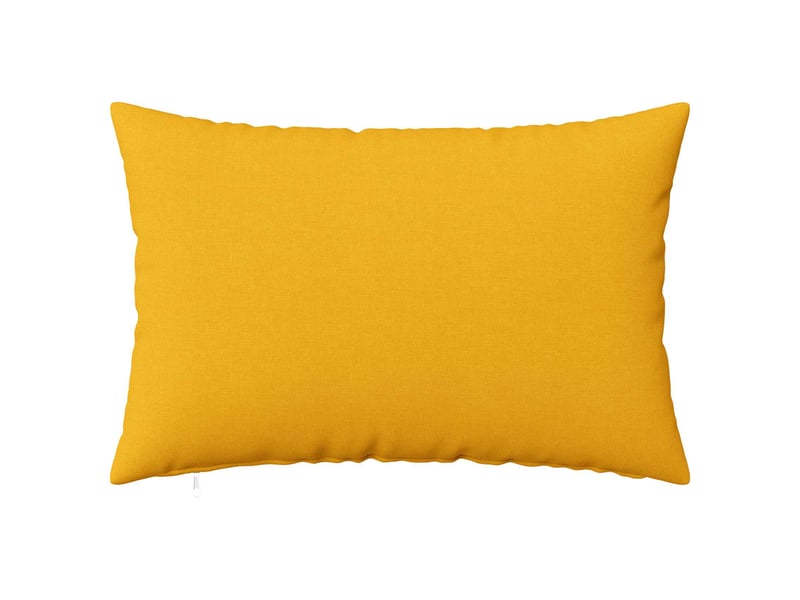  Lot de 6 housses de coussin heerlen jaune clair 40 x 60 cm tissu cf49666  - Conforama A