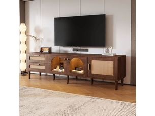 Meuble tv coloris marron 180 cm <strong></strong> <strong></strong>
