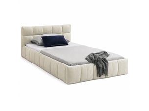 Lit simple 90x200 cm    coloris beige