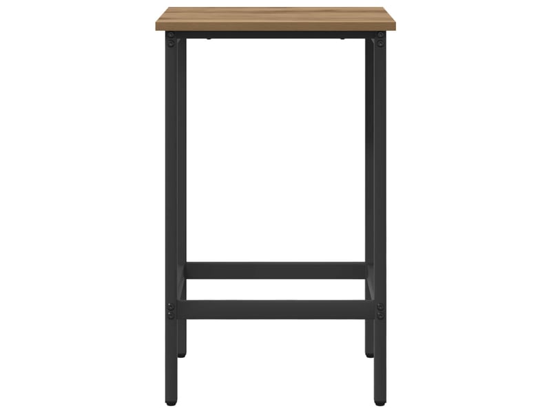  Lot de 2 tabouret de bar, chaise de bar chêne artisanal 40x32x74 cm shl46238  - Conforama C