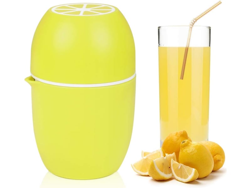 Presse-citron manuel design forme citron jaune - double usage pour orange et pamplemousse - Conforama A