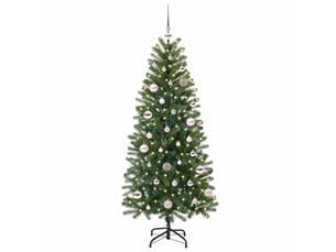 Sapin de noël artificiel, arbre de noël vert 150 cm pe et pvc shl2942