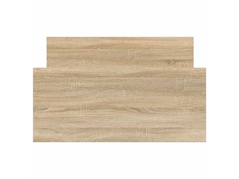  Lit simple- lit adulte -  cadre de lit sans matelas chêne sonoma 90x200 cm  - Conforama D