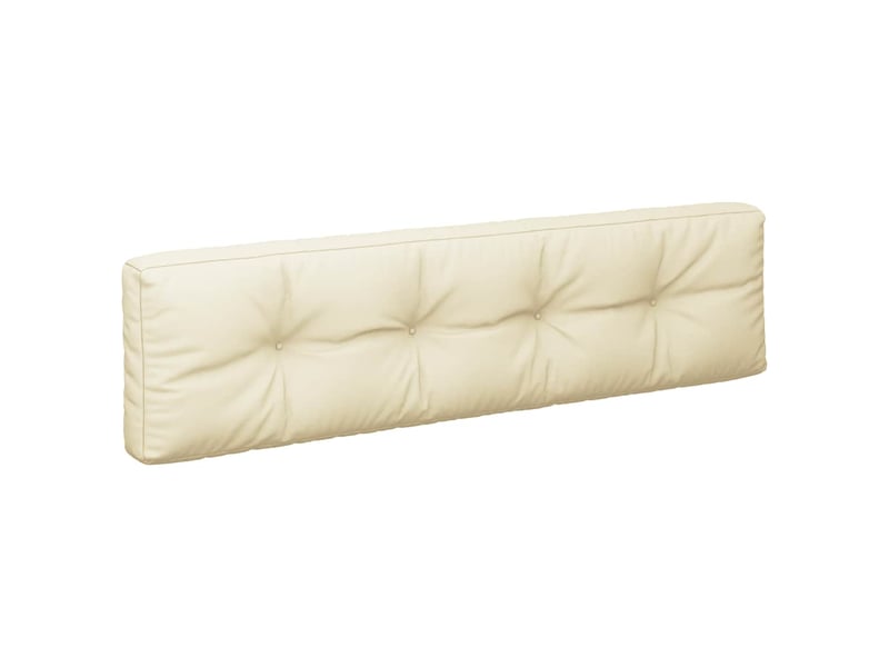  Lot de 2 coussins de palette, coussins de canapé crème tissu cf59524  - Conforama E