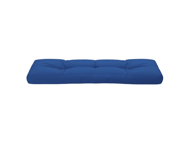  Coussin de palette, coussin de chaise, coussin de canapé bleu royal 120x40x12 cm tissu cf55318  - Conforama E
