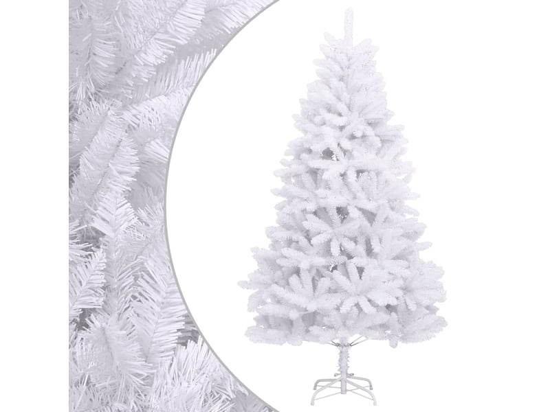 Sapin de noël - arbre de noël artificiel à charnières avec support blanc 300 cm  - Conforama B