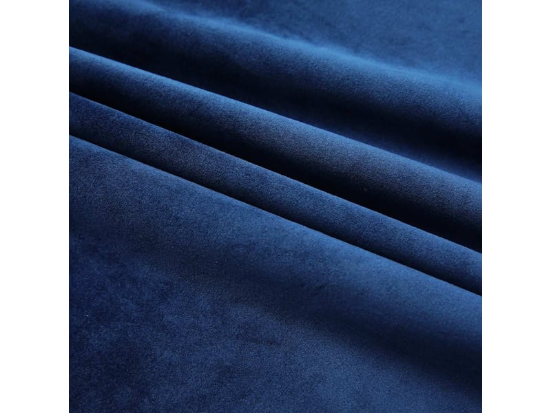  Rideau occultant, rideau black-out avec crochets velours bleu foncé 290x245 cm cf43963  - Conforama C