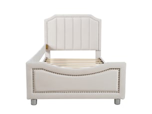 Lit banquette 90x200 cm <strong>KORFEE</strong>  <strong></strong> coloris beige