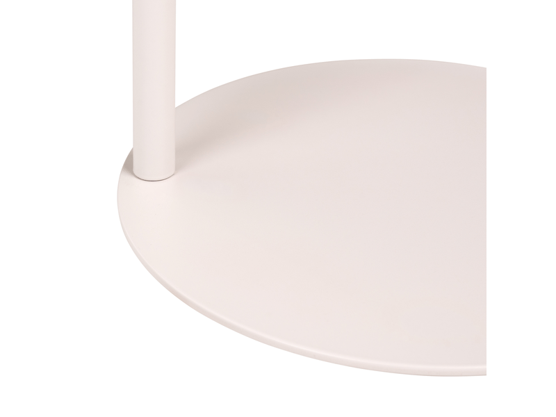 Table d'appoint kensico métal blanc cassé  - Conforama E