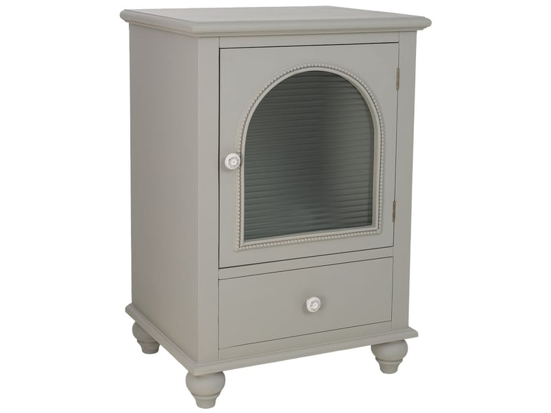  Table de chevet en bois vert 50x38x74 cm h  - Conforama A