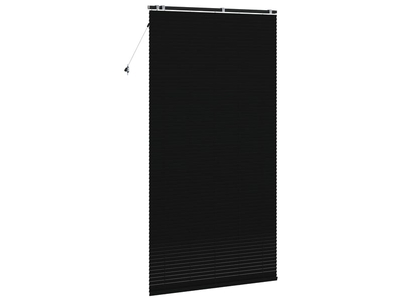 Store vénitien, store de fenêtre noir 130 x 250 cm 35 mm bois de paulownia massif cf48075 - Conforama D