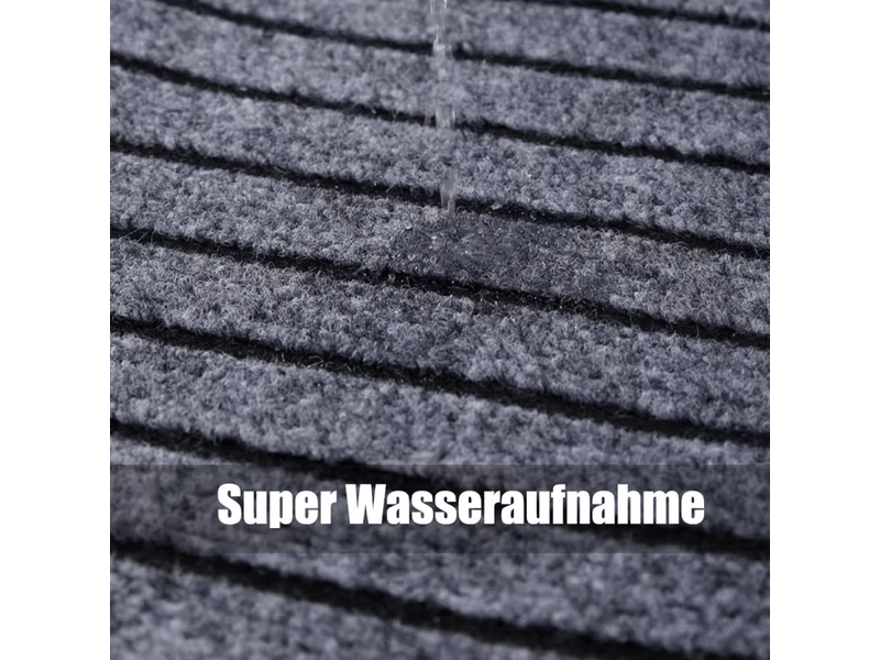  Paillasson d'entrée extérieur 40x120 cm, antidérapant et absorbant, durable et lavable, gris foncé pour portes et jardins PL-A-001044 - Conforama D