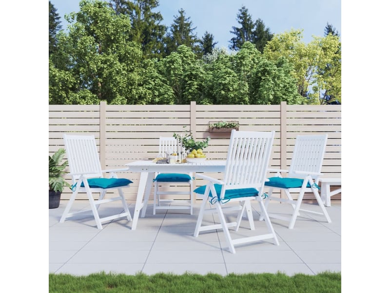  Lot de 4 coussins de palette, coussins de canapé bleu clair 50x50x7 cm tissu oxford cf59731  - Conforama B
