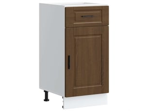 Meuble de rangement, armoire de cuisine porto chêne marron bois d'ingénierie shl6368
