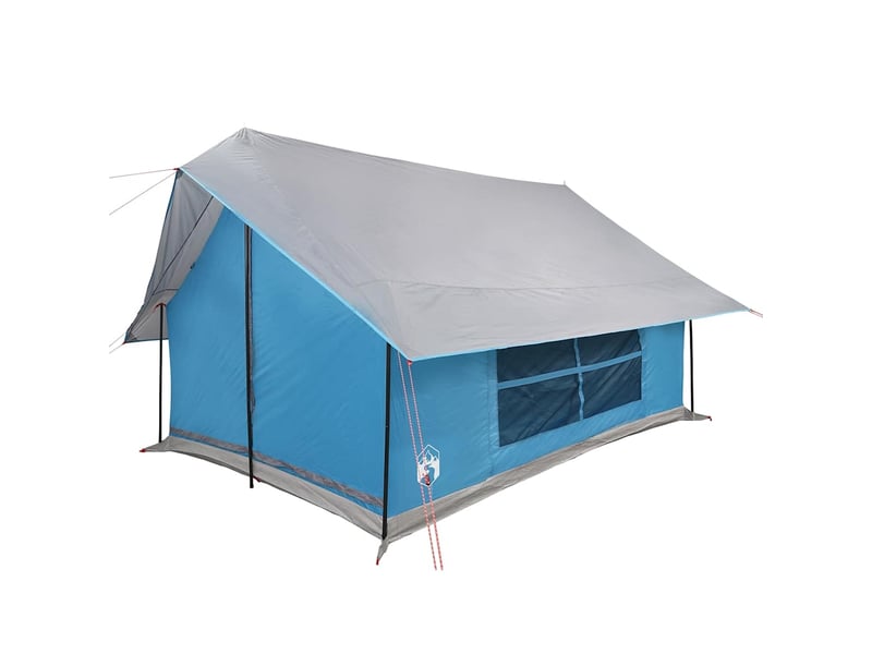  Tente de camping 5 personnes bleu imperméable shl64367  - Conforama E