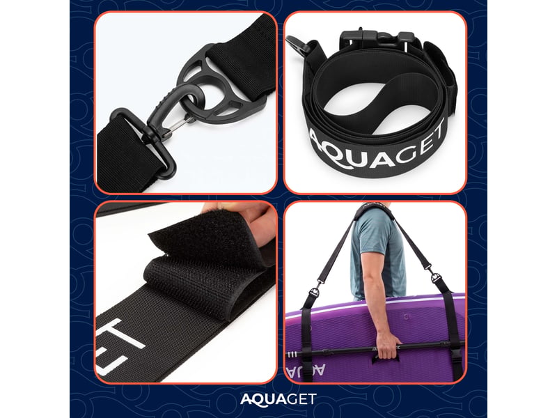 Sangle de transport aquaget® pour planches de sup – bandoulière universelle et réglable  - Conforama E