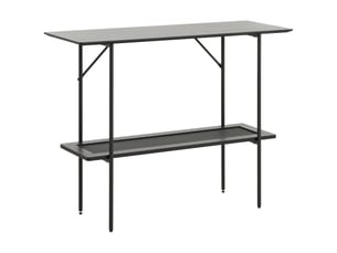 Console 0 tiroir(s) coloris bois foncé SELSEY Mogest - longueur 100 cm - 100 cm