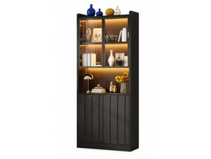 Vitrine coloris noir  HAUSS SPOLE  - 80 cmx200 cm