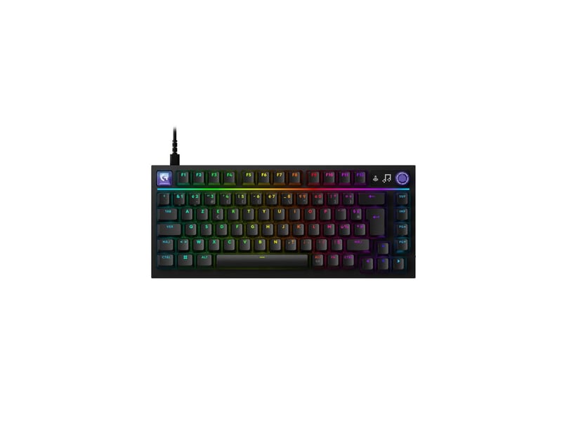  Clavier gaming 75% filaire usb azerty 8 khz rgb lightsync pbt noir g316 x 75 LOG5099206139145 - Conforama A