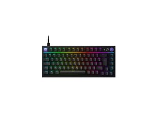 Clavier gaming 75% filaire usb azerty 8 khz rgb lightsync pbt noir g316 x 75