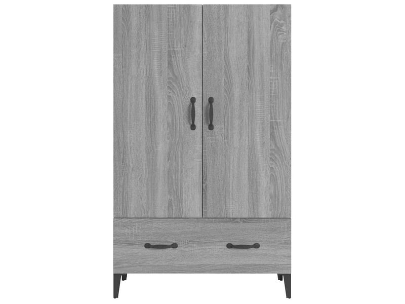  Buffet - bahut - meuble de rangement sonoma gris 70x31x115 cm bois d'ingénierie  - Conforama E