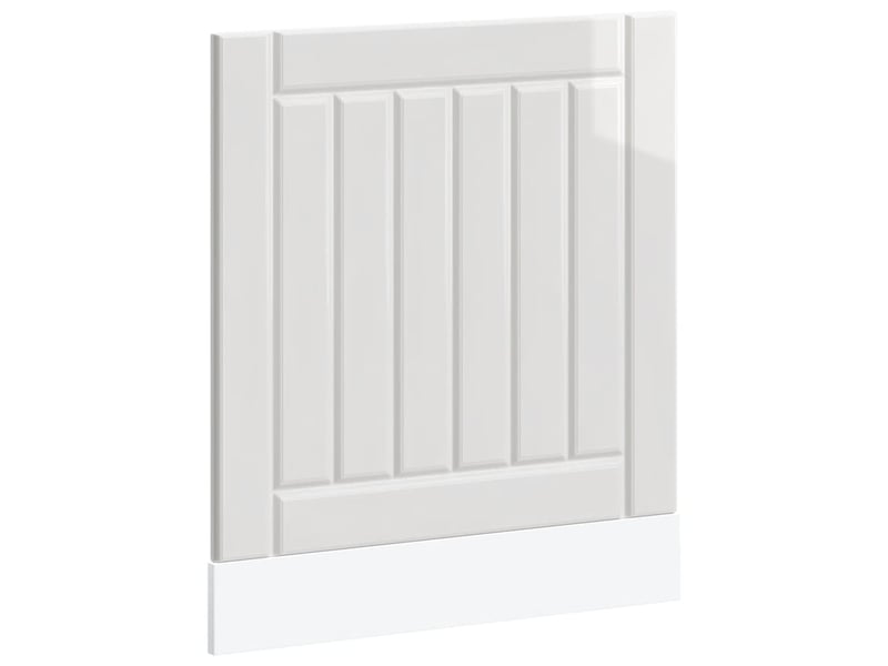  Panneau de lave-vaisselle blanc brillant bois ingénierie shl2153  - Conforama A