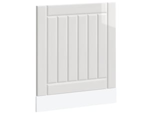 Panneau de lave-vaisselle blanc brillant bois ingénierie shl2153