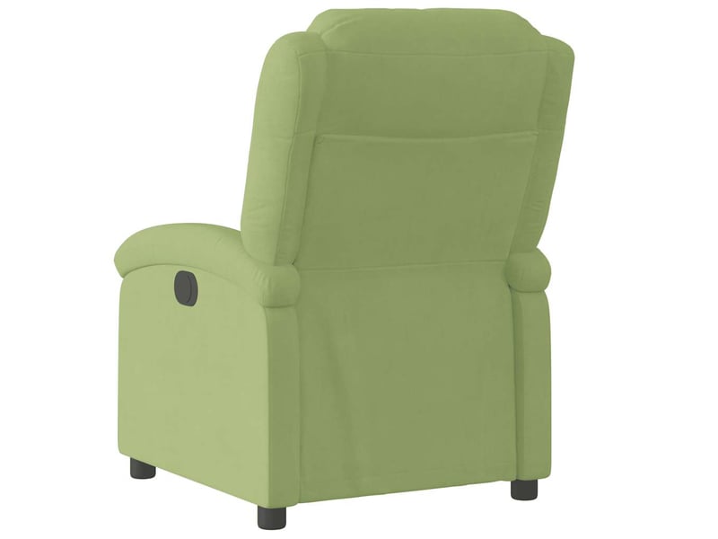  Fauteuil relax - fauteuil inclinable vert clair velours  - Conforama E