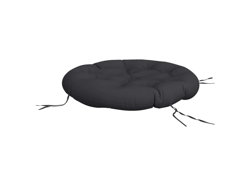  Coussin rond, coussin d'assise noir ø 100 x11 cm tissu oxford cf56622  - Conforama D
