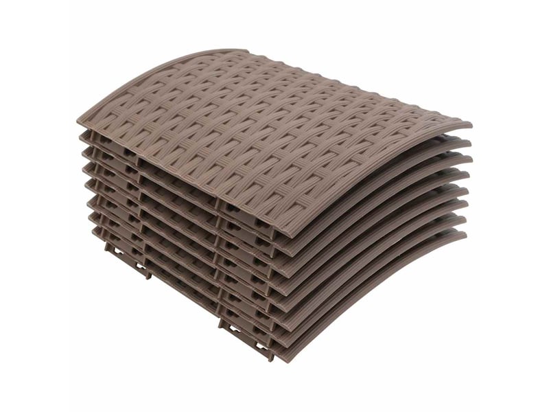  Jupe de sapin de noël marron ø65x23 cm plastique cf61956  - Conforama C