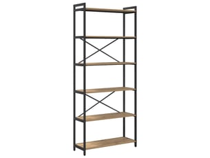Étagère de rangement 80 x 30 x 189,5 cm bois d'ingénierie chêne artisanal