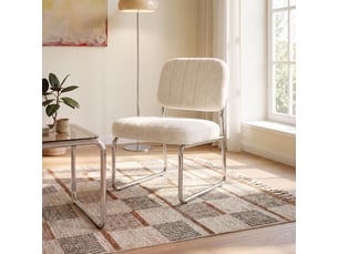Fauteuil fixe <strong>SICAAN</strong> <strong>PAOLA</strong> Tissu beige vendu A l'unité