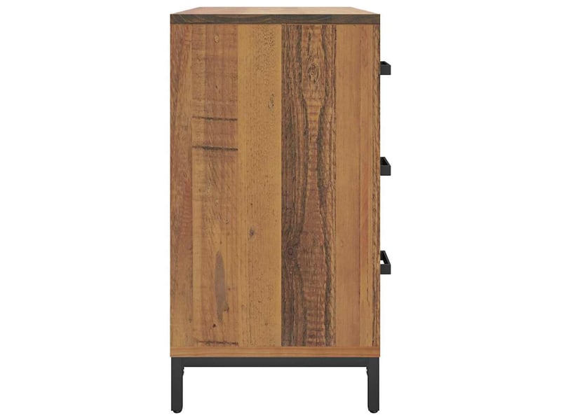  Commode chambre adulte, armoire à tiroirs 75x35x70 cm bois de pin massif  - Conforama E