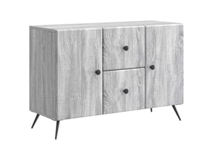 Buffet - bahut - meuble de rangement sonoma gris 89 x 34,5 x 60 cm bois d'ingénierie