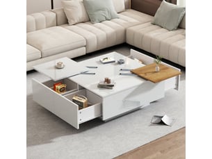 Table basse  coloris blanc <strong></strong> <strong></strong>