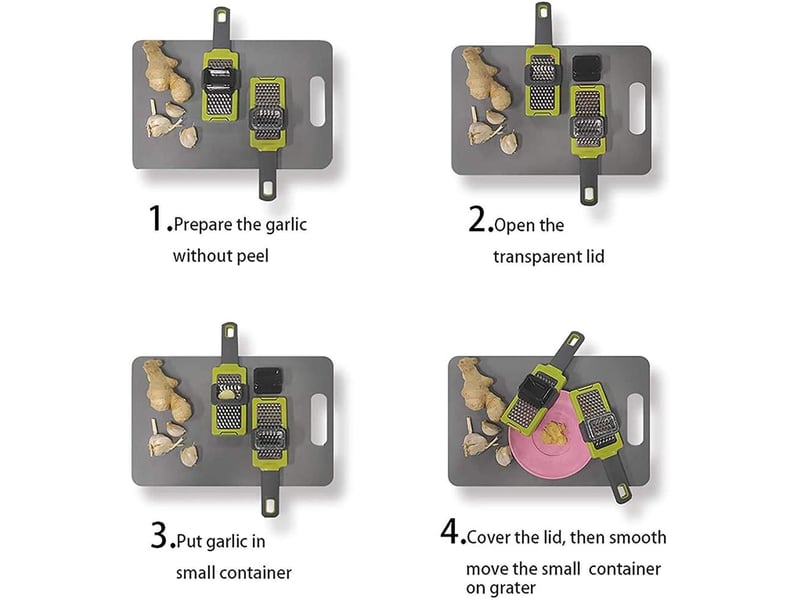 Moulin à ail créatif et pratique, utilisable pour moudre l'ail et le gingembre - ustensiles de cuisine - Conforama C