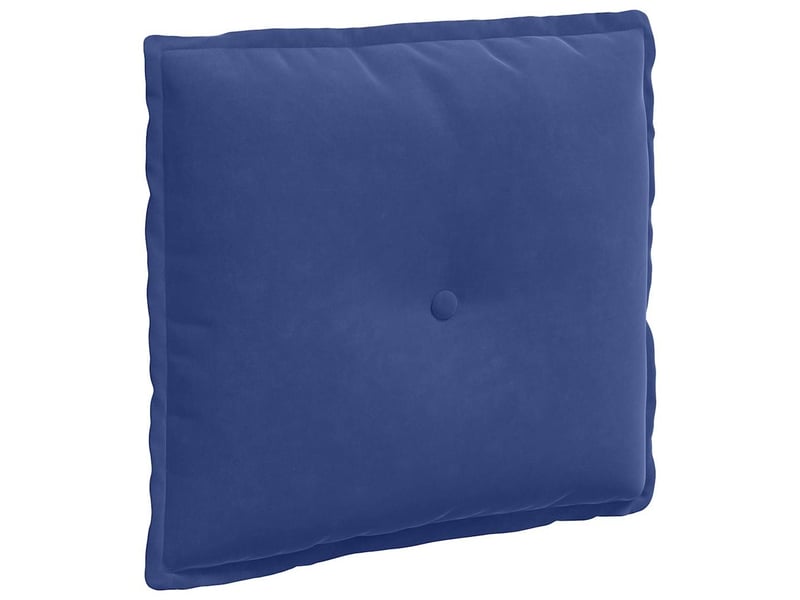  Coussin de dos, coussin de dossier bleu police 50 x 45 cm tissu en velours côtelé cf54568  - Conforama A