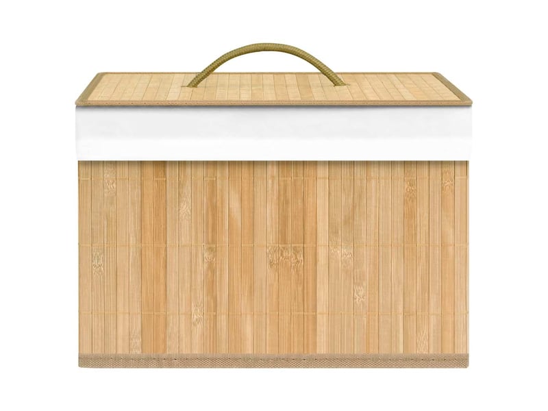  Boîtes de rangement en bambou 4 pcs  - Conforama E
