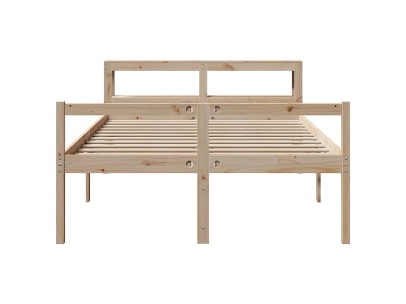  Lit double- lit adulte -  lit pour personne âgée avec tête de lit sans matelas 120x200 cm  - Conforama C