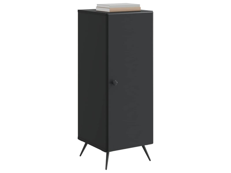 Buffet - bahut - meuble de rangement noir 33 x 34,5 x 90 cm bois d'ingénierie - Conforama C
