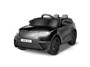 Voiture électrique pour enfant 12 v, 2 places, ceinture de sécurité, télécommande parentale, mp3, led, 3-8 ans – noir