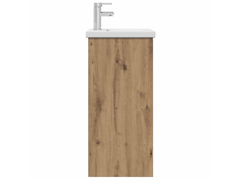  Meuble de salle de bain avec évier chêne artisanal shl2005  - Conforama E