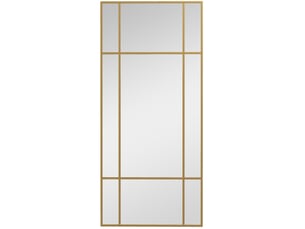 Miroir rectangulaire à fixer coloris doré <strong>DESMIU</strong> <strong></strong> - 110 cm x 50 cm