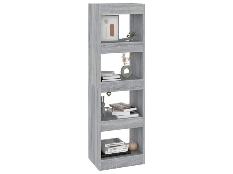  Bibliothèque, séparateur de pièce sonoma gris 40x30x135 cm  - Conforama E