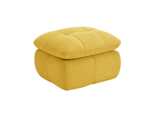 Pouf / repose pied jaune