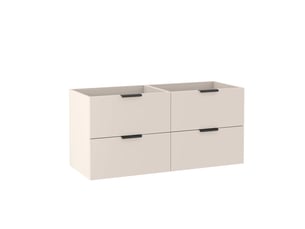Meuble sous vasque suspendu luna cachemire mat 120 cm