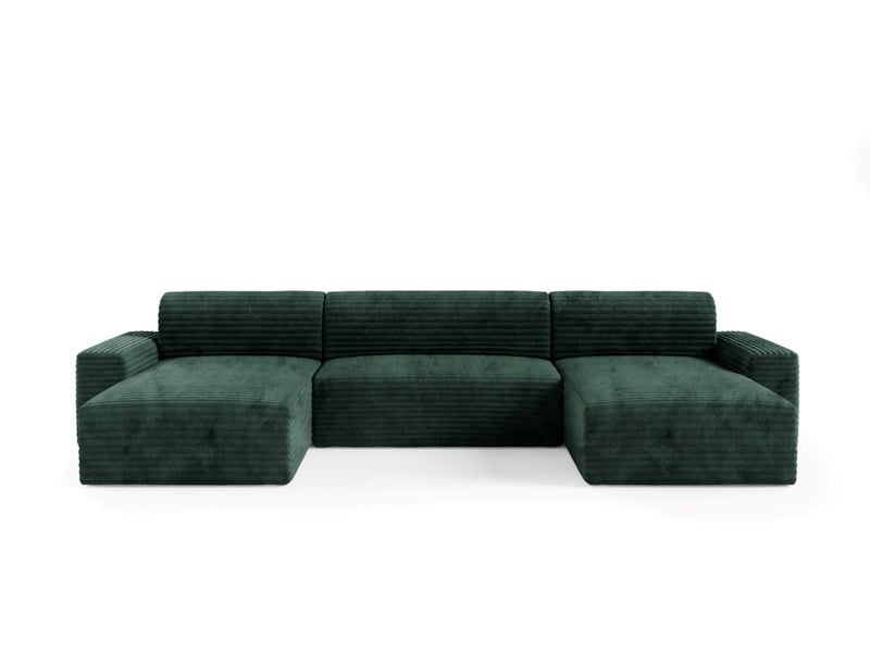 Canapé d’angle coco u avec fonction de couchage couleur : tilia 39 - Conforama A