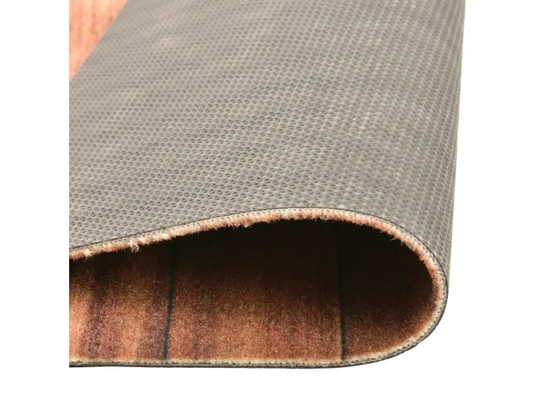  Tapis de sol rectangulaire lavable cuisine 150 x 45 cm antidérapant en polyamide bleu 02_0046721  - Conforama C