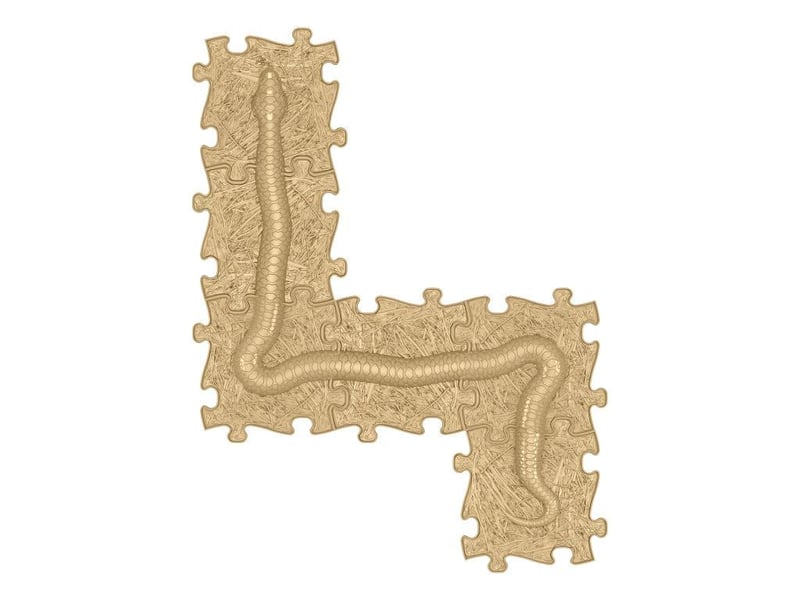  Tapis sensoriel muffik parcours serpent - 6 pièces, vert MFK-050-4 - Conforama D