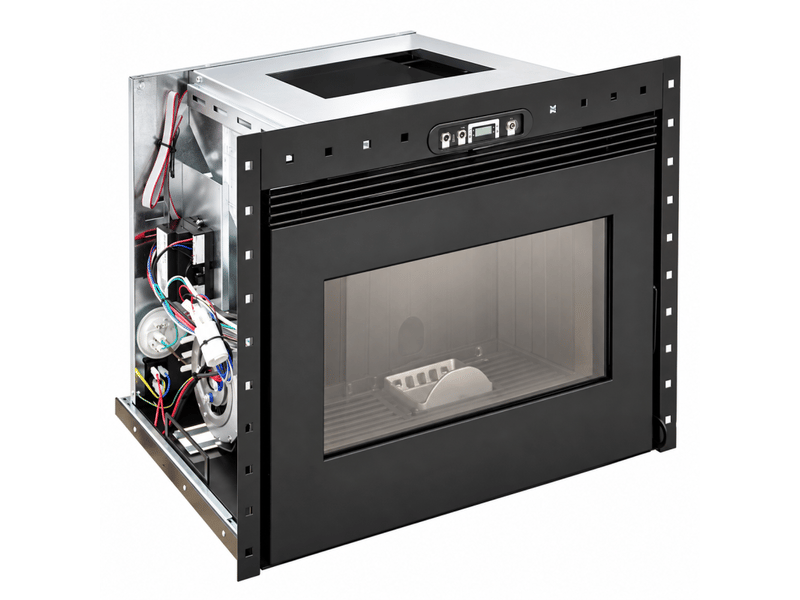  Insert à granulés benito 11 kw - noir  - Conforama A